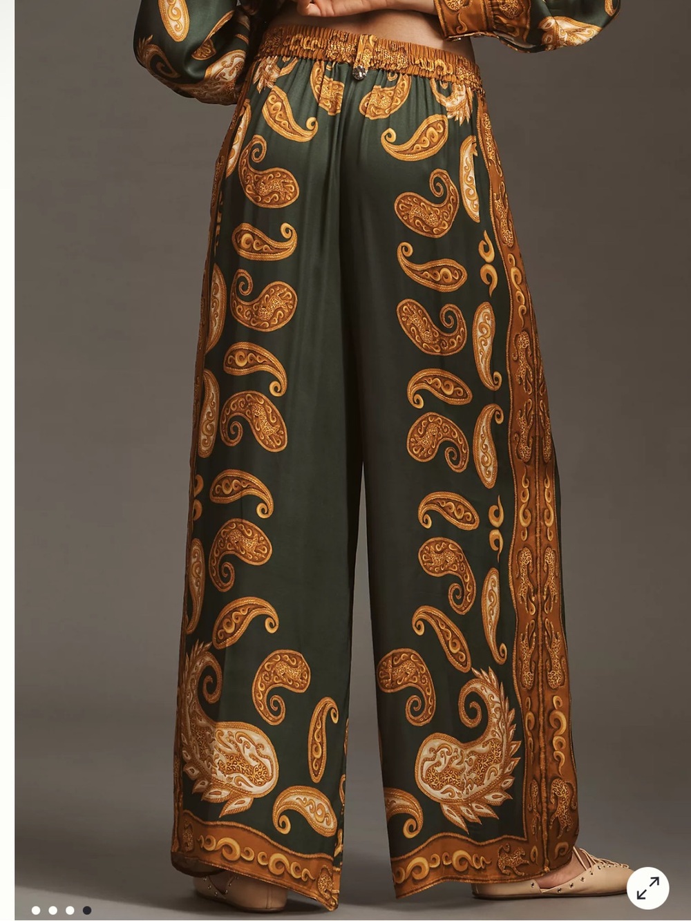 Farm Rio x Anthropologie Printed Wide-Leg Pants